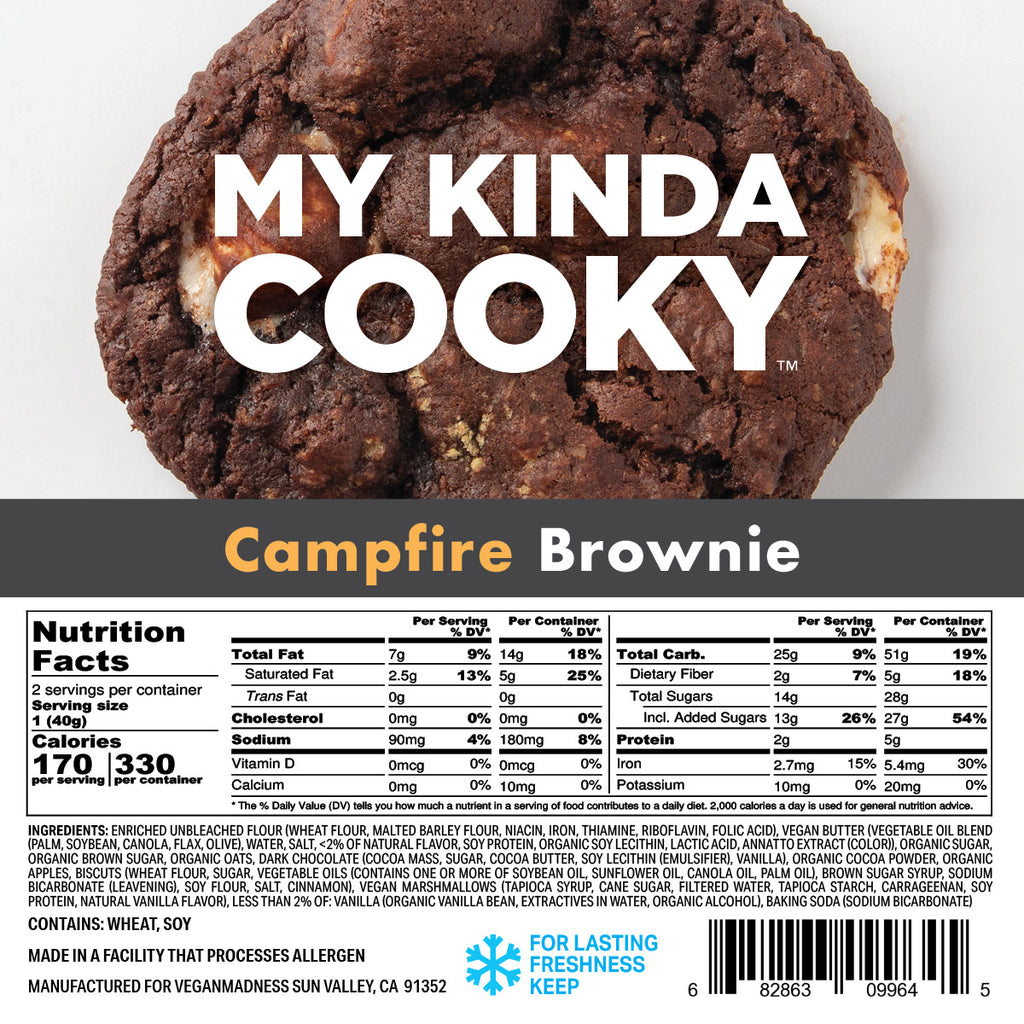 Campfire Brownie Cookie - Best Vegan Sweet Cookie in Los Angeles